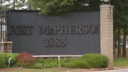 Fort McPherson front gate