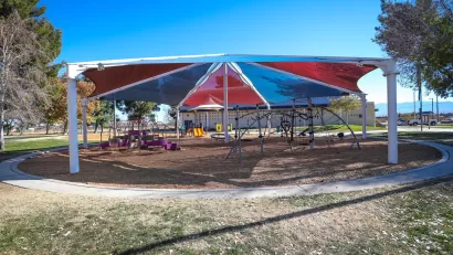 Playground at Jackie Robinson Park, Sun Village, California