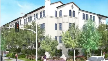 A rendering of a proposed affordable housing project in Livermore, California