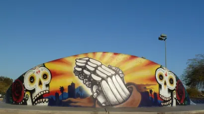 Maryvale Arizona Desert West Community Center Skateboard Park