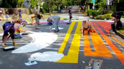 A collaborative art project