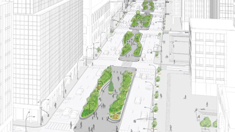 Redesign illustration of Park Ave