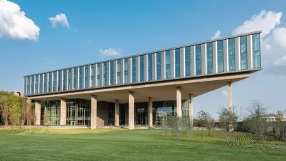 Rendering of Baylor Scott & White Health Administrative Center in Deep Ellum, Dallas, Texas