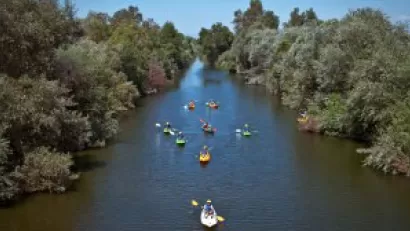 Kayaking in the LA River