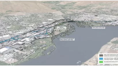 Rendering of Proposed Confluence Parkway at Wenatchee River