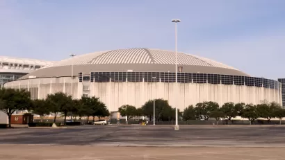 Domed stadium in Houston, Texas
