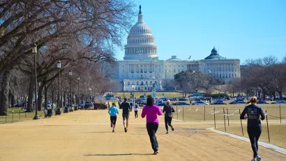 Runners in D.C.