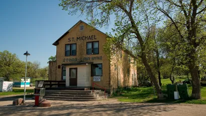 General Store and Post Office in Saint Michael North Dakota on the Spirit Lake Reservation.
