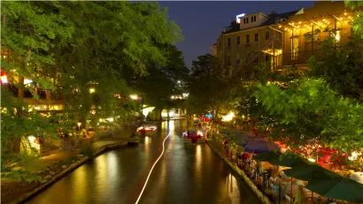 San Antonio, Texas, Riverwalk, Evening
