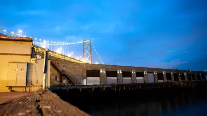 harbor and Bay Bridge