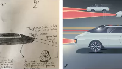 Kids Draw Cars of the Future