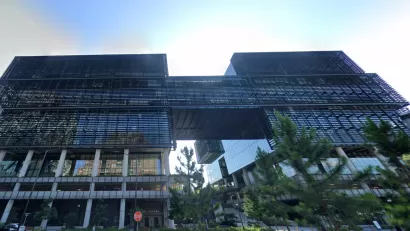 Google Maps street view of new office tower in Atlanta, Georgia.