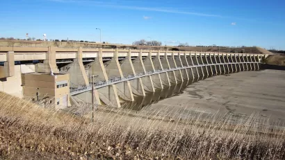 Garrison Dam in North Dakota.