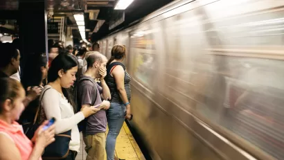 New York City Subway Platform
