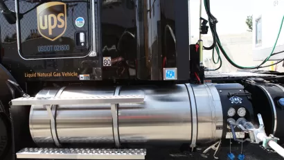 UPS LNG Truck