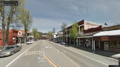 Google Street View of Weaverville, CA