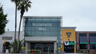 Westminster Mall facade, Orange County