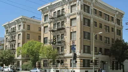 The Young Apartments — 1621 South Grand Avenue, at the southern end of Downtown Los Angeles.