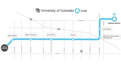 A-Line Map