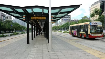 Buenos Aires bus stop