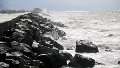 Seawall Crescent City California