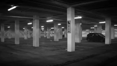 Empty Parking Garage