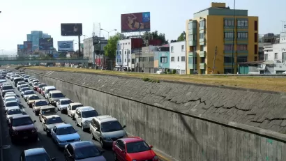 Famous Mexico City traffic