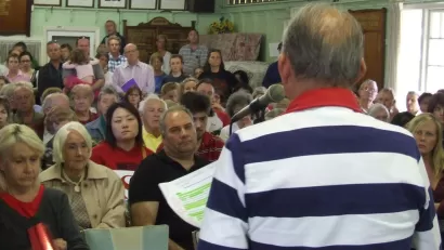Angry Public Meeting