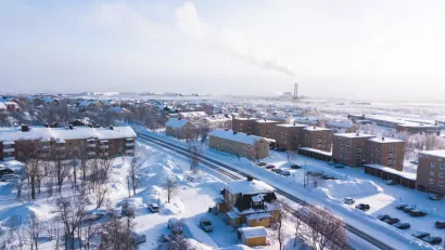 Arctic Mining Town
