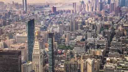 Manhattan and Brooklyn
