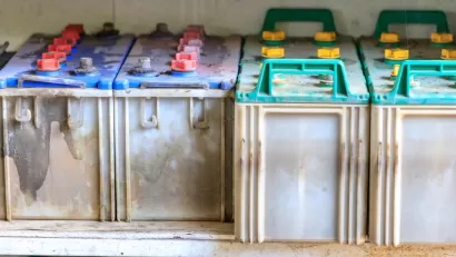 Old Car Batteries