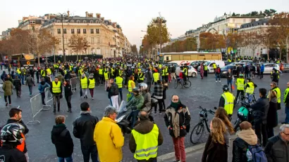 Macron Protest