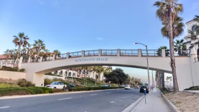 California Beach Town