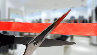 Ribbon Cutting Red Tape