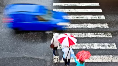 Kids Crossing the Street