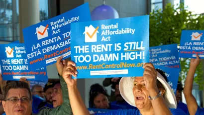 Housing protest