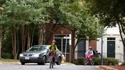 Kids on bikes