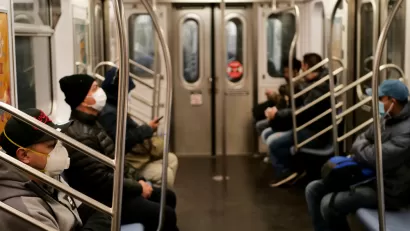 New York Subway Coronvairus