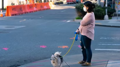 pedestrians in a Time of Coronavirus