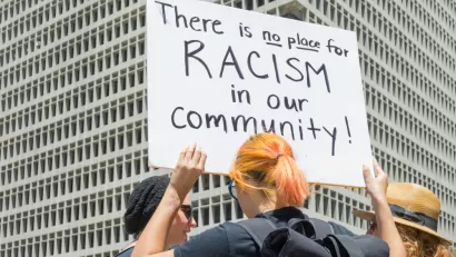 Protesting racism