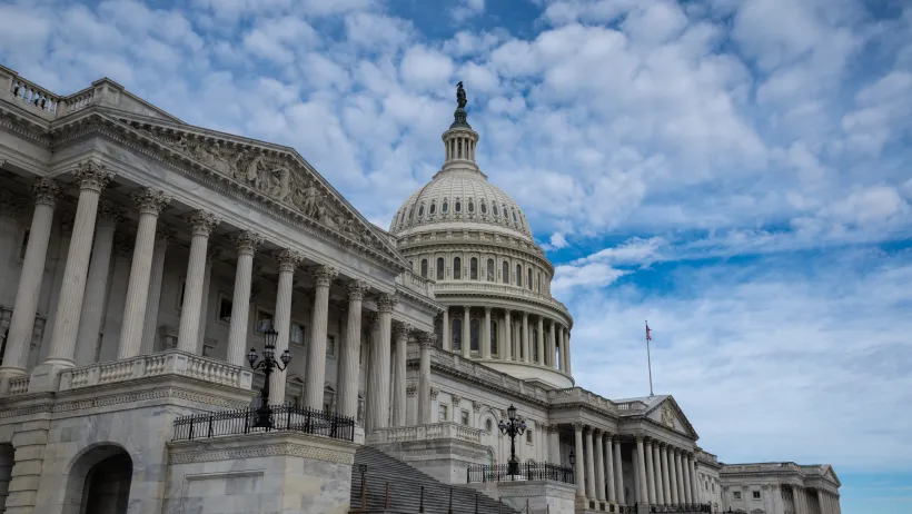 The capitol building in Washington DC.