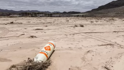 Dry Lake in Arizona