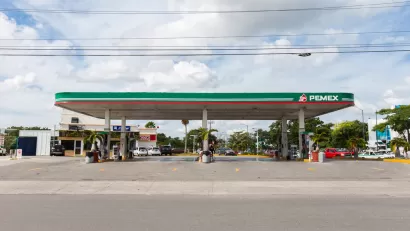 Cancun gas station