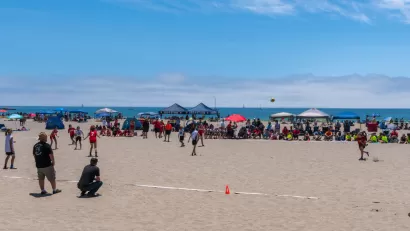 Soccer on the Beach