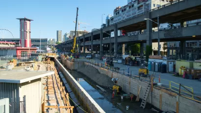 Alaskan Way Seawall Construction