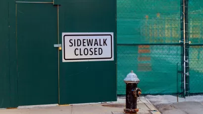 Sidewalk Closed