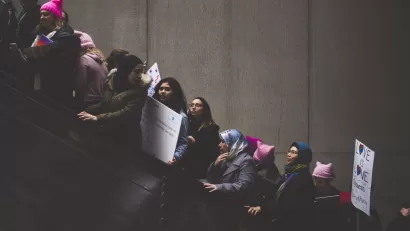 Protest Crowd