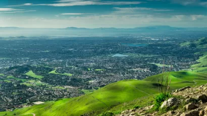 Silicon Valley aerial view