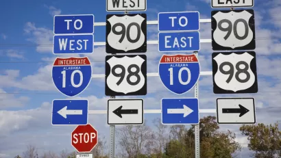 Alabama Road Signs