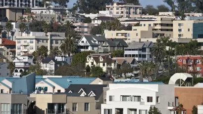 Apartment buildings in San Diego, California
